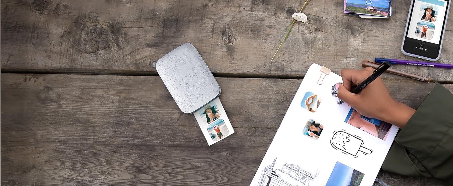 HP Sprocket 2x3” Zink Pre-Cut Sticker Photo Paper