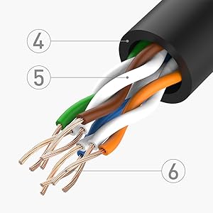 Cable Matters 8-Pack Snagless Cat5e Ethernet Cable (Cat5e Cable, Cat 5e Cable) in Black