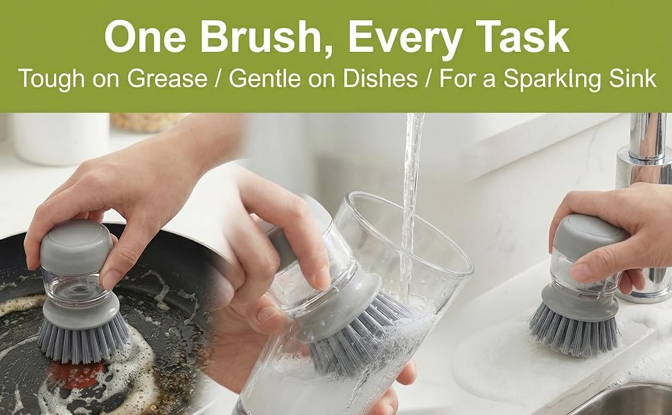 soap dispensing dish brush soap dispensing palm brush