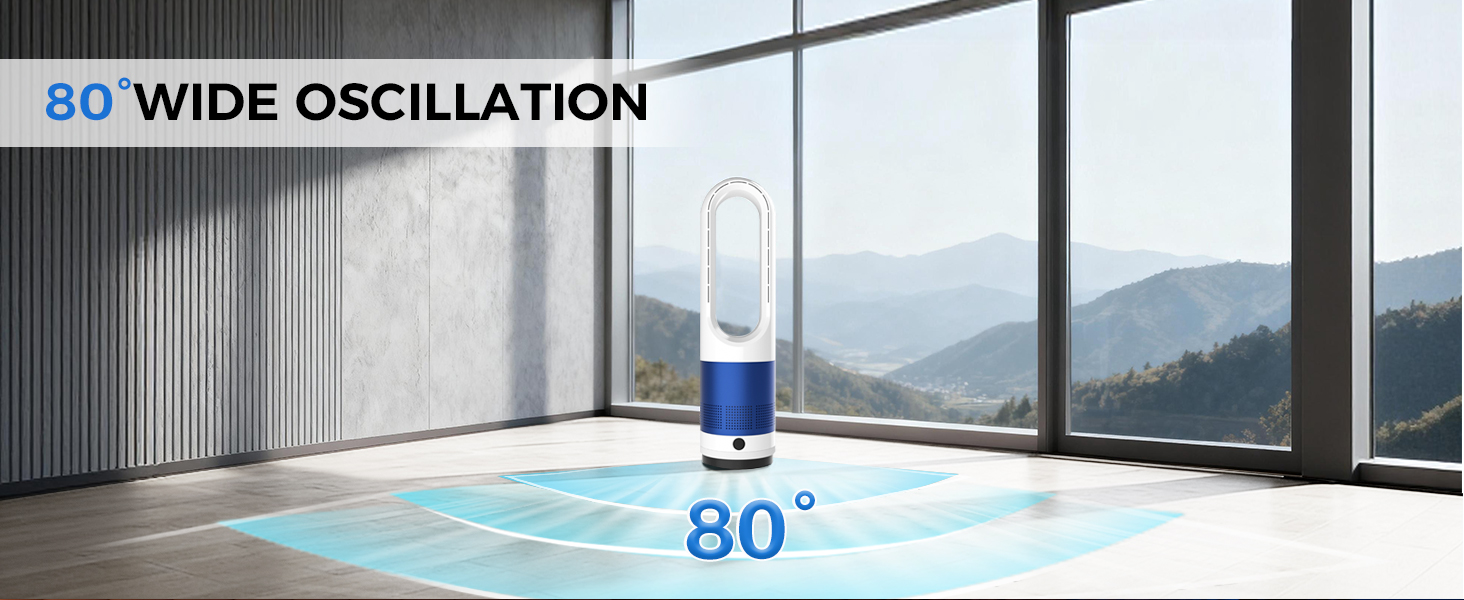 OLIXIS 22&amp;#34; Bladeless Fan