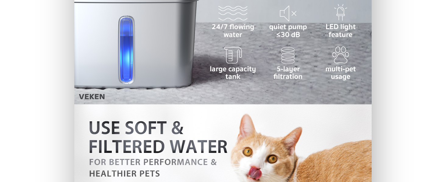 stainless steel cat water fountain cat water water fountain for dogs inside water bowl for cats 