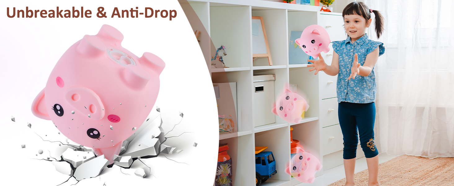 unbreakable piggy bank