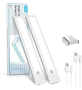 Under Cabinet Lighting, 8 Inch LED Rechargeable Battery Operated Motion Sensor Light Indoor, 1100...