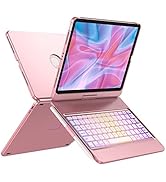 iPad Pro 11 inch Case with Keyboard(4th/3rd/2nd/1st Gen),10 Color Backlight Keyboard for iPad Air...