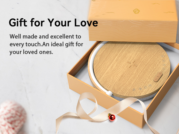 bedside lamp with wireless charger birthday gift