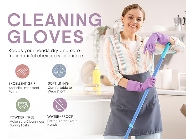 cleaning gloves