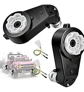 24V Motor Gearbox Replacement for Ride On Toys 2 PCS RS555 High Speed 40000RPM Upgrade Kit Powere...
