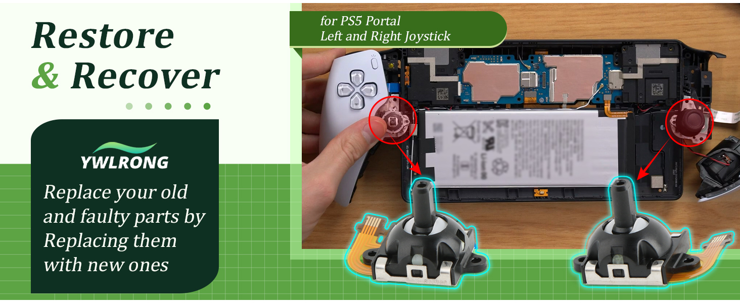  Left/Right Joysticks for PS5 Portal 
