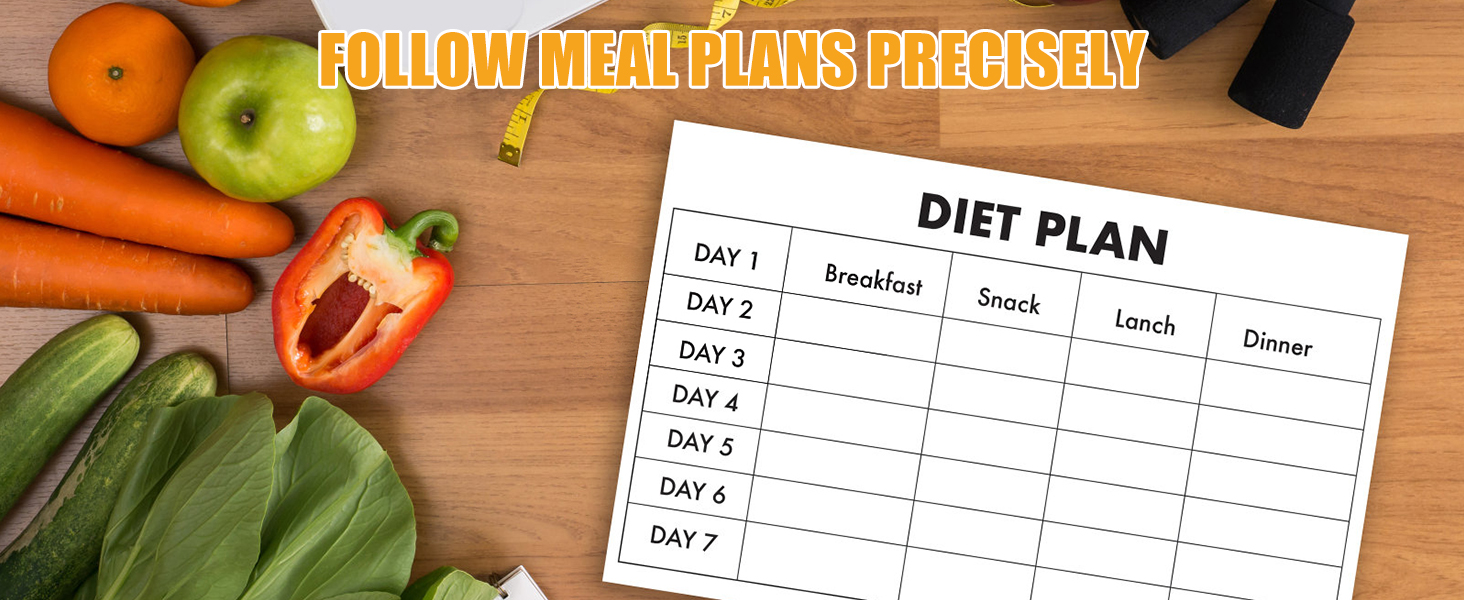 Follow Meal Plans Precisely