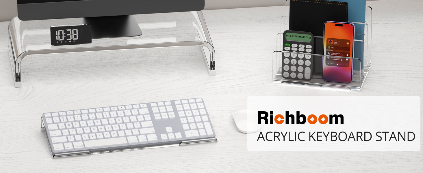 acrylic keyboard stand