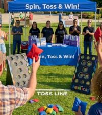 WinSpin 24 Inch Heavy Duty Prize Wheel Dual Use Adjustable Tabletop and