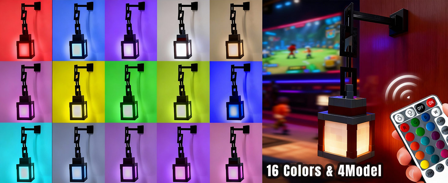 Pixelated Lantern Night Light