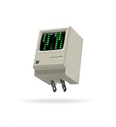 SHARGE USB C Charger, Retro 67 Power Display 3-Port Fast GaN Charger with Digital Rain, 67W Folda...