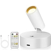 NCONCO Spot Lights Indoor with Remote Control Accent Spotlight Indoor Rechargeable Uplighting wit...