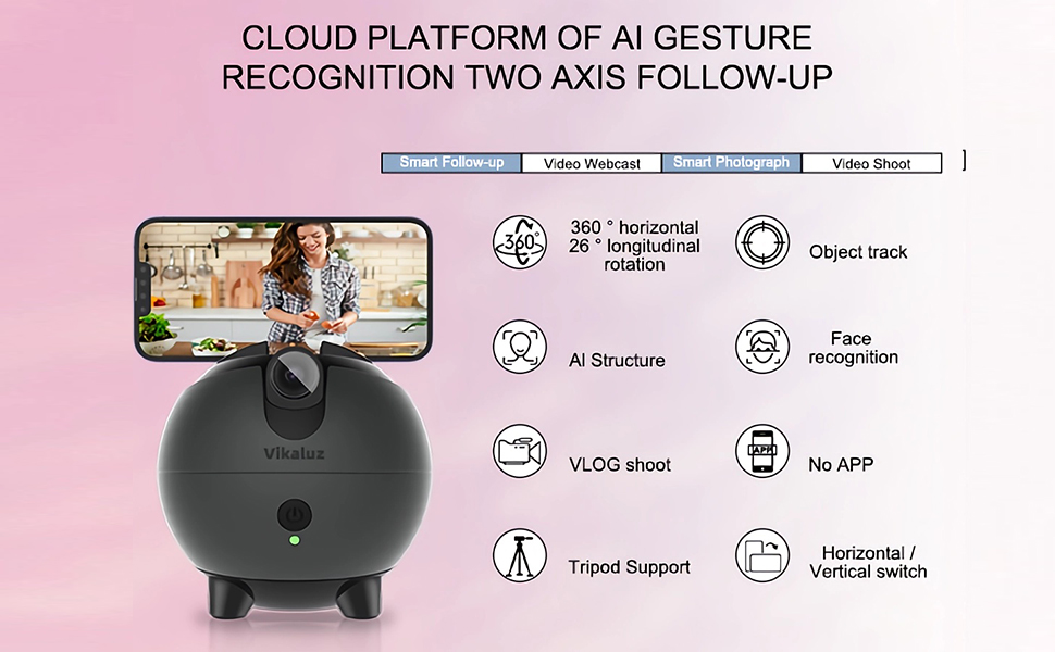 Auto Tracking Phone Holder