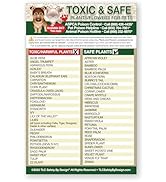 TLC Safety By Design Enhanced Toxic and Safe Plants &amp; Flowers Fridge Magnet for Pets Dogs Cats Em...