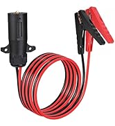 7 Way Trailer Plug to Alligator Clips Cable, 10AWG 7 Pin Power Access to Crocodile Clip Connector...