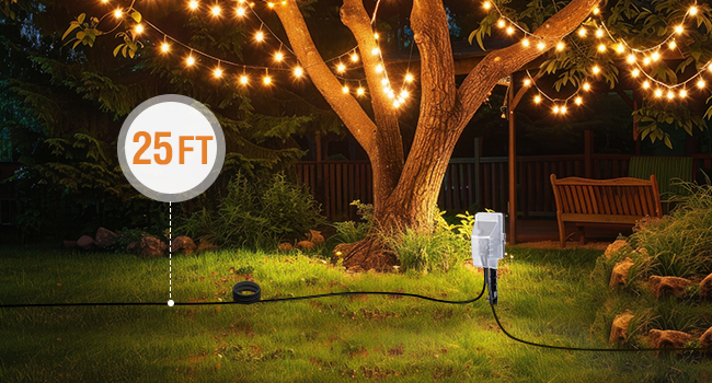 outdoor outlet weatherproof yard outlet stake waterproof