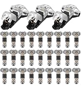 30Pcs T Tap Wire Splice Connector for 16-20 AWG 3 Way 1 Pin Low Voltage Wire Connector Solderless...
