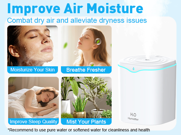 cool mist humidifiers for plants,improve air moisture,combat dry air and alleviate dryness issues