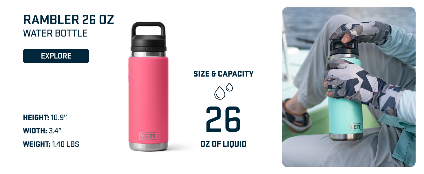 26 oz chug cap rambler