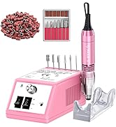 Professional Nail Drill Machine 30000 RPM Efile Electric Nail Filer Kit for Finger Toe Nails, Acr...