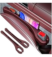 SSNNUU 2PCS Car Seat Gap Filler Organizer with Phone Holder,[Upgrade Version] Car Seat Gap Organi...