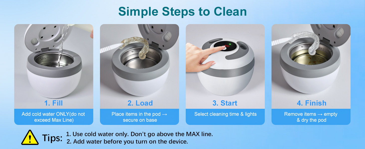 simple steps to clean