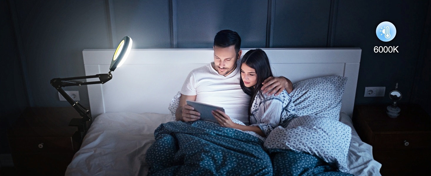 10x magnifying glass with light