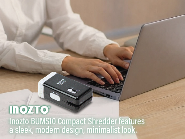 INOZTO Three-in-one Handheld Paper Shredder for Home and Office