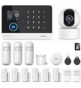 PGST Wireless Alarm System with 2MP HD Security Camera and 32GB Memory Card,4G SMS/Tuya APP Real-...