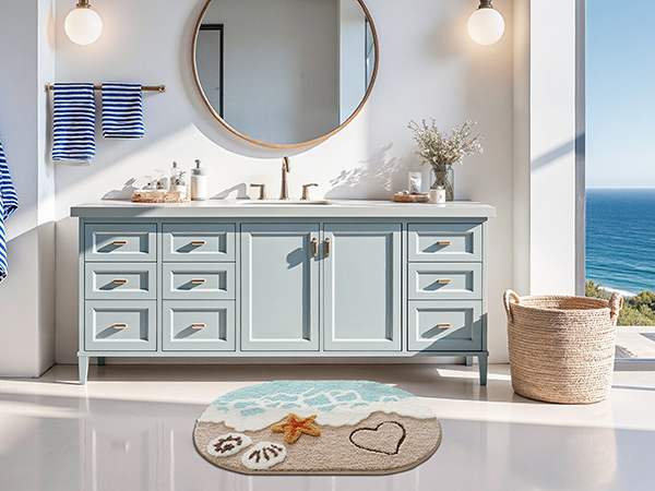 bathroom rug