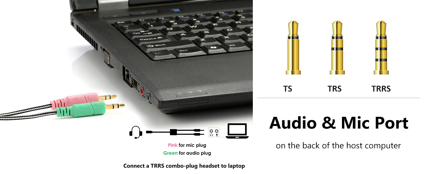 MillSO headset splitter mic and audio