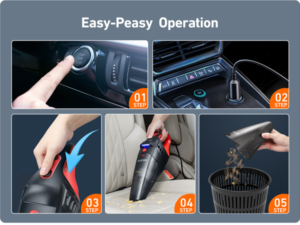 car vacuum operation