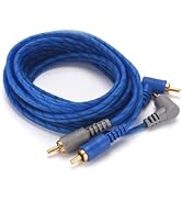 ORION Cobalt CR3.0B (3 Meters/9.84-Ft Blue/Grey) RCA Male to RCA Male Stereo Car Audio Cable | RC...