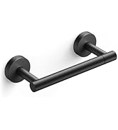 FORIOUS Toilet Paper Holder, Black Toilet Paper Holder Wall Mount, Stainless Steel Rustproof Wall...
