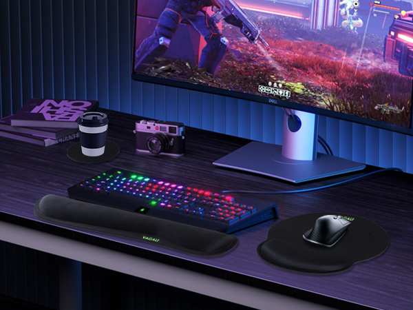 Keyboard Wrist Rest and Mouse Pad Wrist rest set