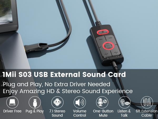 usb sound card 7.1