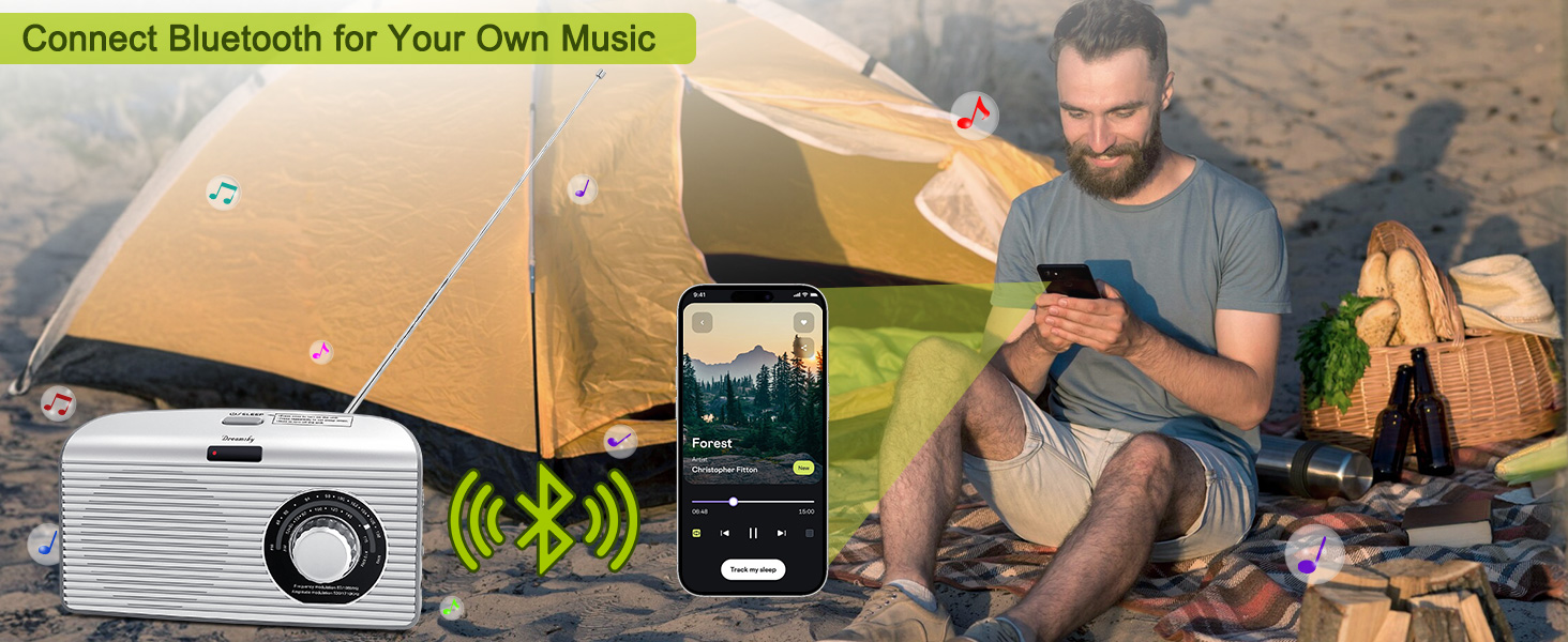 Connect Bluetooth for Your Own Music