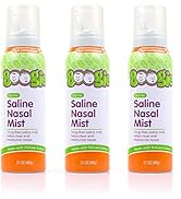 Baby Saline Nasal Spray by Boogie Mist, Nasal Decongestant, Made with Saline, Fresh, 3.1 Ounce (P...