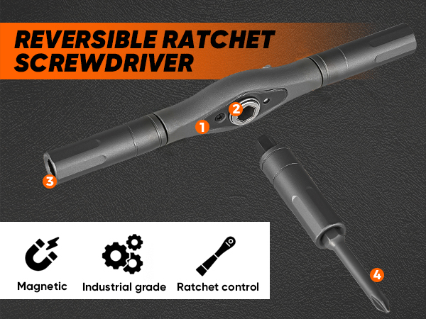 T Handle Ratchet Screwdriver