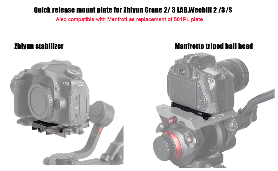 zhiyun weebill-s camera plate