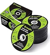 Yougfin Cut Off Wheels 52 Pack, Quality Thin 4 1/2 x0.04x7/8 inch Cutting Disc, Metal &amp; Stainless...