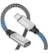 USB C Extension Cable 9.84FT,240W/20Gbps/5K@60Hz USB C 3.2 Extender,4k@144Hz Type-C Video Cable,M...