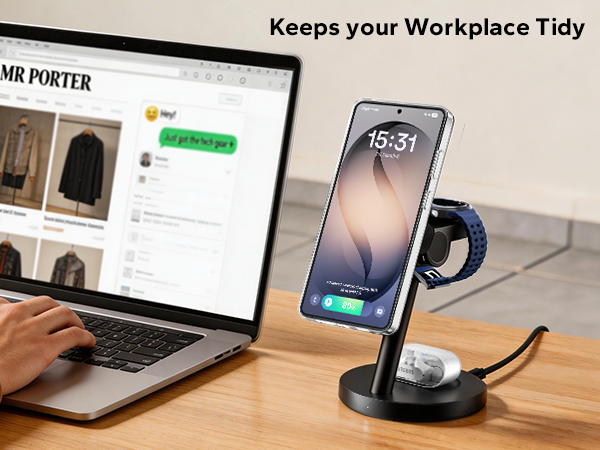 nightstand charging station bedside samsung galaxy magnetic