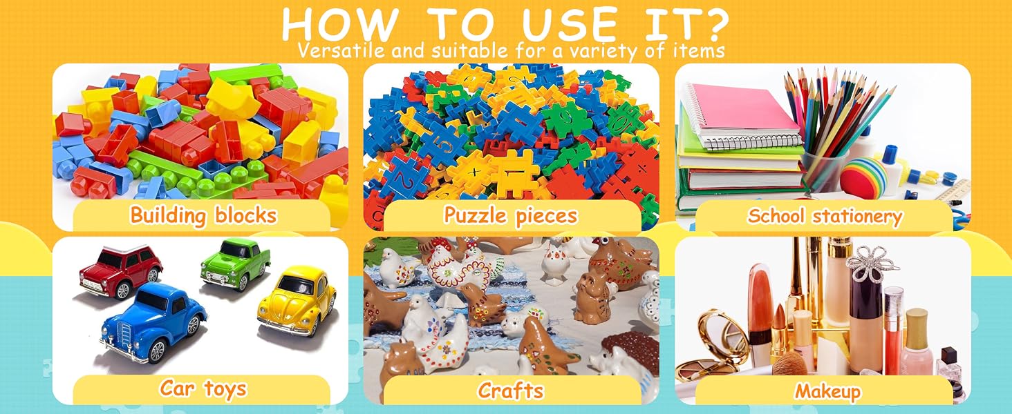 clear toy storage bags