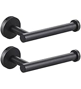 Cilee Black and Gold Toilet Paper Holder,Bathroom Tissue Holder Paper Roll,SUS304 Stainless Steel...