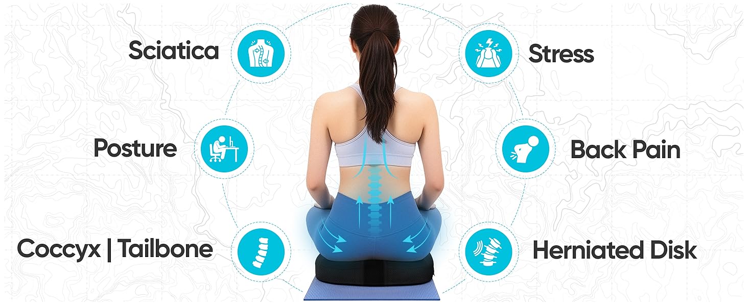 person having neck pain, upper back and middle back, lower pain caused by sitting a lot of hours.