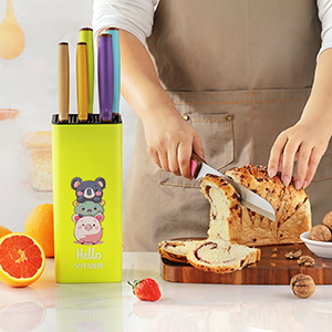 Kitchen Knife Block Set