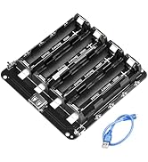 FORIOT 1865O Battery Holder Li-ion Battery with 4-Compartment Support Micro USB 5V/3A 3V/1A V9 Ba...